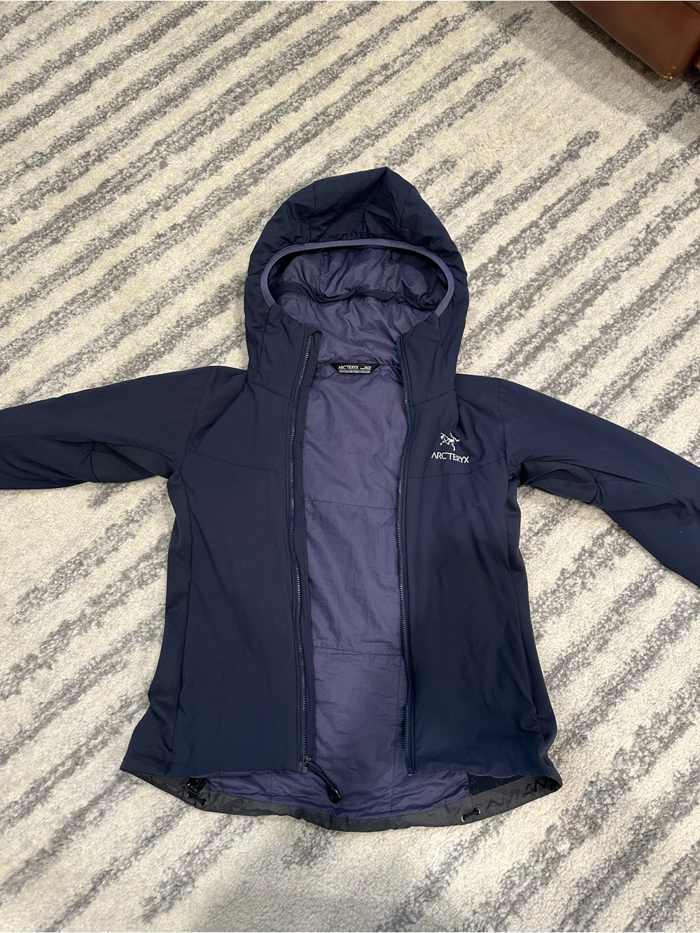 Arc'teryx Navy Atom Lt Hoody Jacket